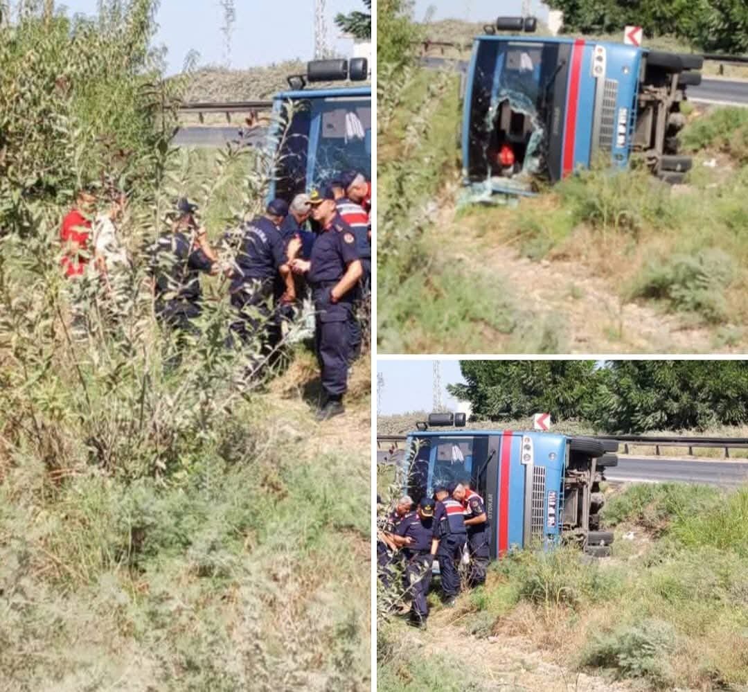 Tarsus’ta Cezaevi Aracı Devrildi: 12 Yaralı