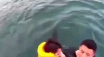 DENİZDE 1200 METRE AÇIĞA SÜRÜKLENEN 6 YAŞINDAKİ ÇOCUK KURTARILDI