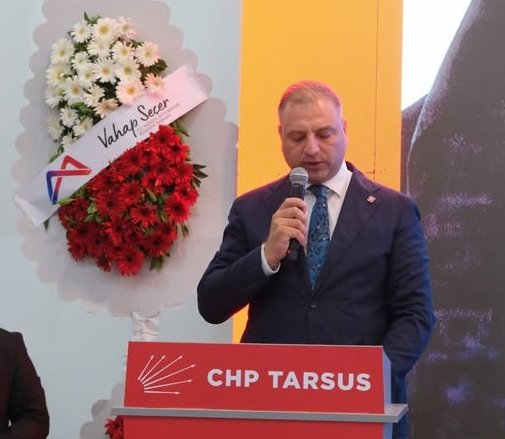 CHP TARSUS İLÇE BAŞKANLIĞINA YUSUF TIBIK SEÇİLDİ