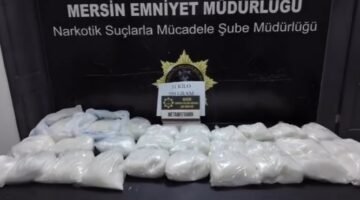 Mersin’de Uyuşturucu Operasyonu: 31 Kilo 550 Gram Metamfetamin Ele Geçirildi