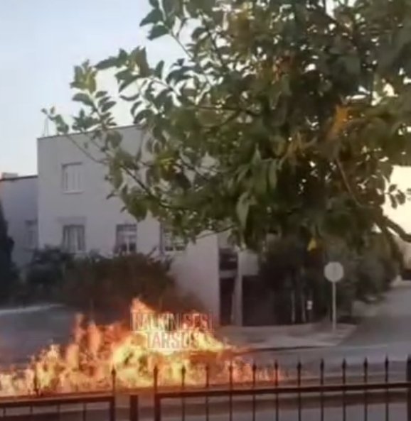 Tarsus’ta Doğalgaz Borusu Patladı: İtfaiyenin Hızlı Müdahalesi Felaketi Önledi