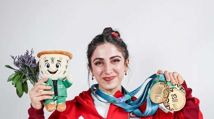 Tarsuslu Sporcu Gamze Altun’dan 3 Altın Madalya 🏅