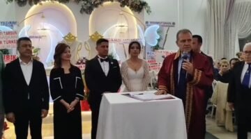 ELİF VE ENVER CAN DÜNYAEVİNE GİRDİ