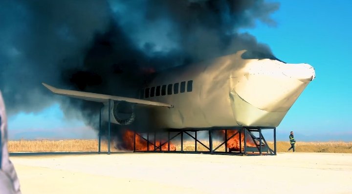 Çukurova Uluslararası Havalimanı’nda nefes kesen tatbikat Uçak kazası senaryosu gerçeğini aratmadı