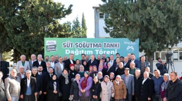 BAŞKAN SEÇER, ‘SÜT SOĞUTMA TANKI DAĞITIM TÖRENİ’NE KATILDI