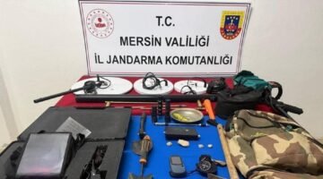 Kaçak kazıya jandarma baskını