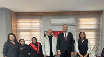 Musa Ceylan ve Burçin Güner’den CHP Tarsus İlçe Başkanı Yusuf Tıbık’a Ziyaret