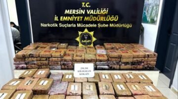 Mersin limanında 289 kilo kokain yakalandı