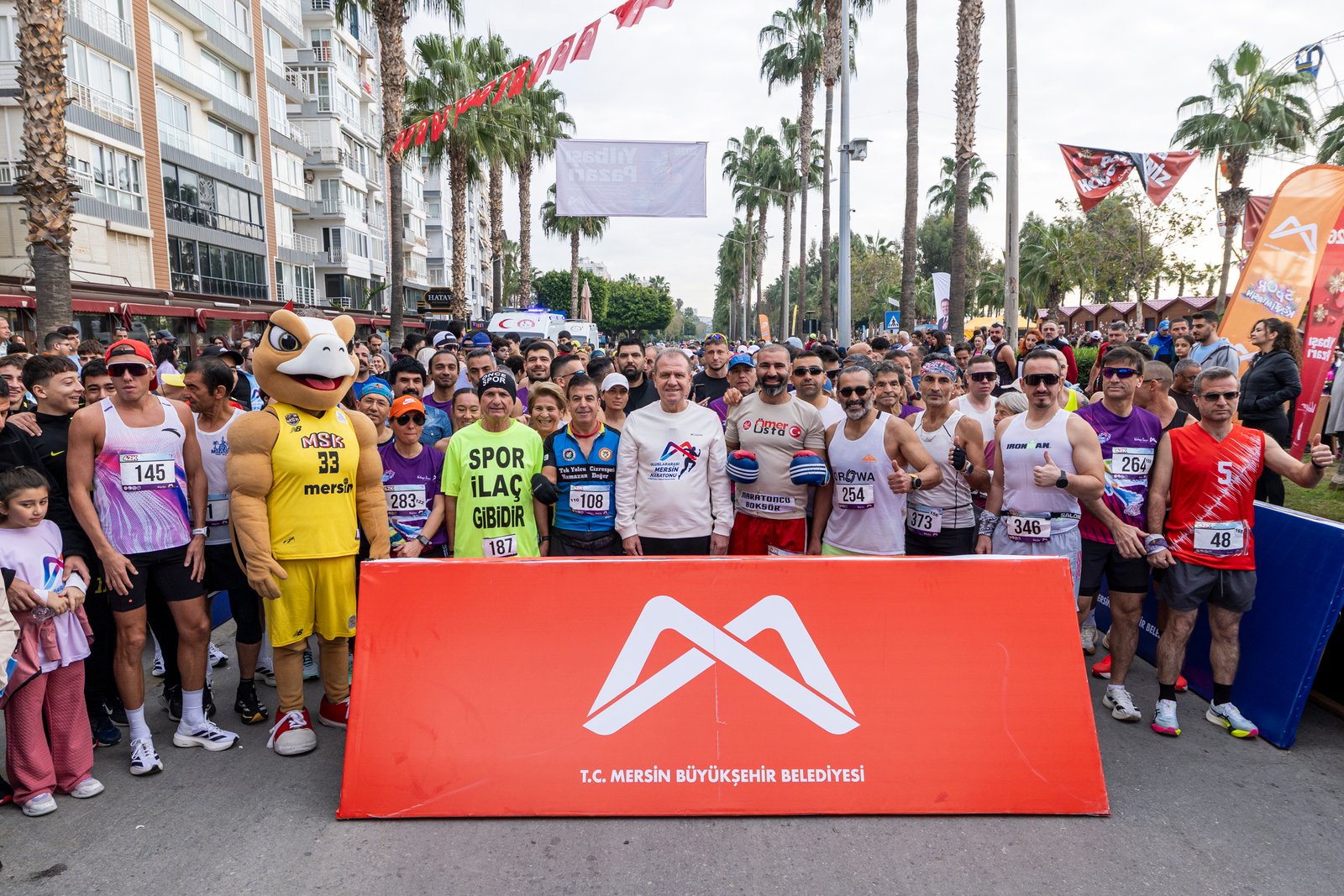 ULUSLARARASI MERSİN MARATONU MERSİN’İ DÜNYAYA TANITIYOR