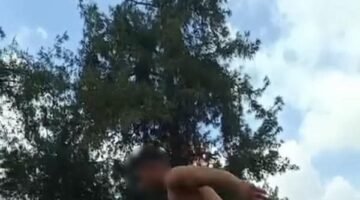 Şelalede suya atlayan kişiye ceza
