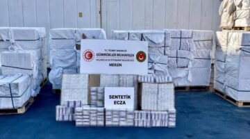 Mersin Limanı’nda 4,9 Milyar Liralık Kaçak İlaç Operasyonu