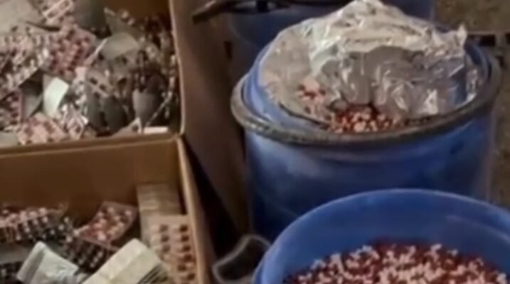 Fırında Milyonlarca Sentetik Ecza Hapı Ele Geçirildi
